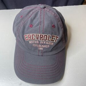 Chevrolet Motor Division Established‎ 1911 Baseball Cap Gray Red Stitching